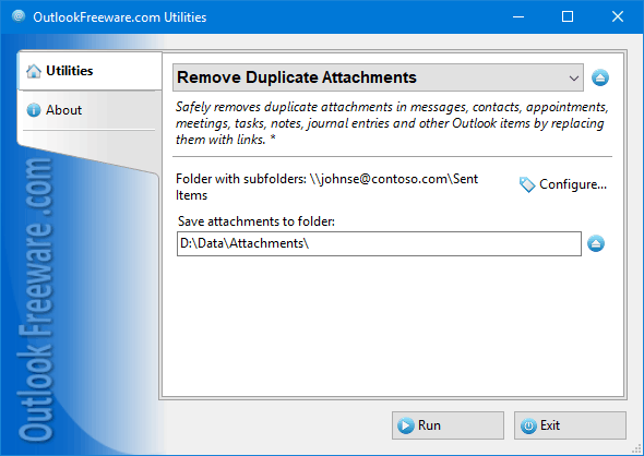 Windows 10 Remove Duplicate Attachments for Outlook full