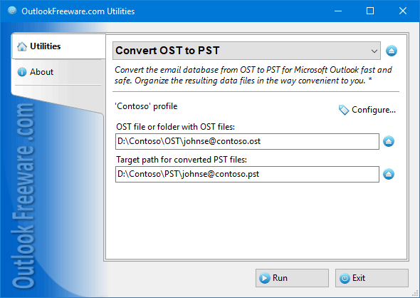 Windows 7 Convert OST to PST for Outlook 5.0 full