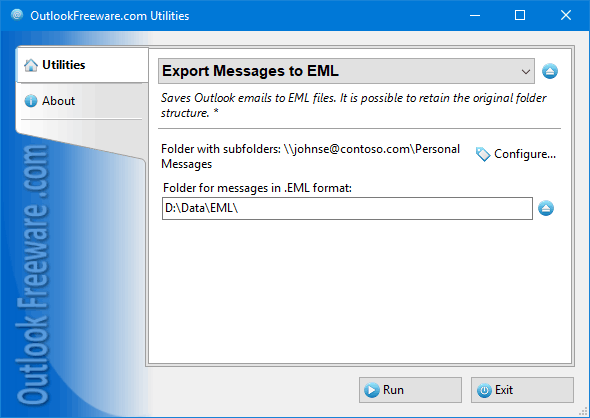 Export Messages to EML Files 4.11 full