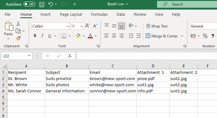 mail merge on outlook 365