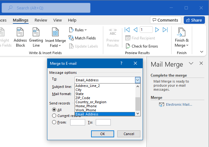 Mail Merge From Word To Outlook Outlook Freeware