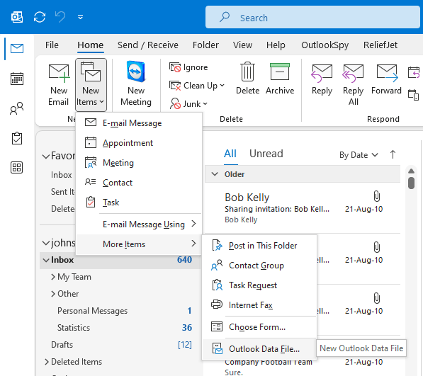 Merge Outlook PST Files without Duplicates | Outlook Freeware