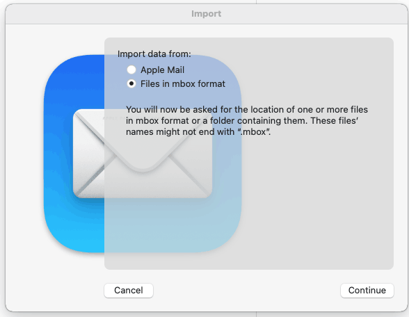 Task mail mbox inbox